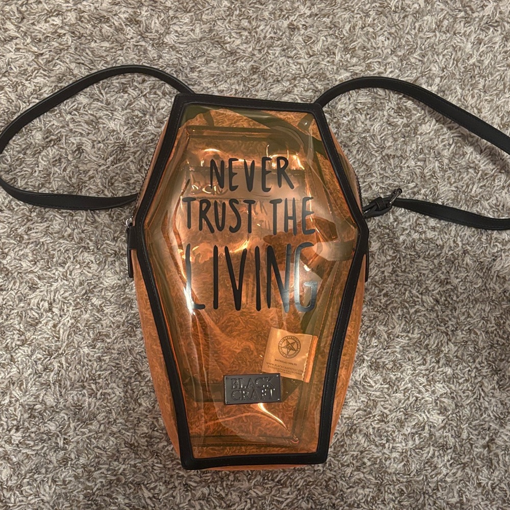 BlackCraft Cult Orange Coffin Backpack